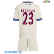 Camisa de time de futebol Ajax Steven Berghuis #23 Replicas 3º Equipamento Infantil 2025-26 Manga Curta (+ Calças curtas)